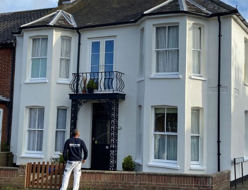 Exterior Render Repair & Paint